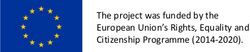 Logo European Union’s Rights, Equality and Citizenship Programme (2014-2020)